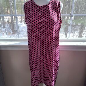 Adrienne Vittadini Pink Sleeveless Shift Dress